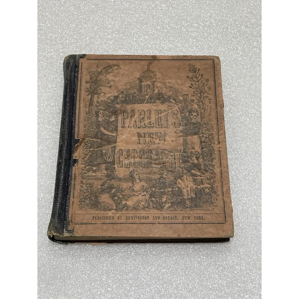 1846 Peter Parley's Geography for Beginners; With Eighteen Maps
